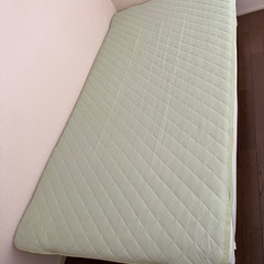 脚付きマットレス シングルベッド　3/28処分します
 の画像