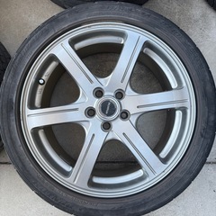 プリウス使用したホイール　17インチアルミホイール　4本の画像