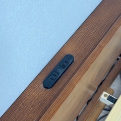 コンセントありセミダブルベットフレームの画像