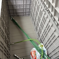 屋外物置（組立済）の画像