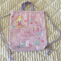 【無料】クーリア  リトルフェアリーテイル  塔の上のラプンツェル  ナップサック リュックサック  体操着入れ 小学生 新学期や洗い替えにの画像
