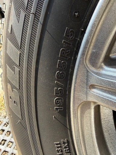 車用アルミホイール、タイヤ4本セット