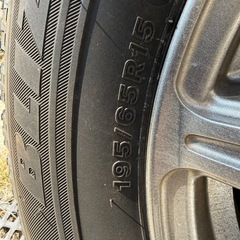 車用アルミホイール、タイヤ4本セットの画像