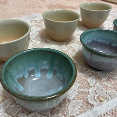 コロンと可愛い湯呑み茶碗の画像