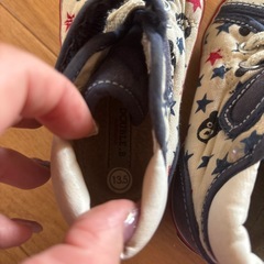 ミキハウス　ダブルビー13.5センチ　スニーカーの画像