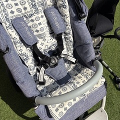 美品 エアバギー　ボード 2WAY BOARD 立ち乗り ステップ 座る　ハンドル付きイス　純正品　別売りカバー新品　セットの画像