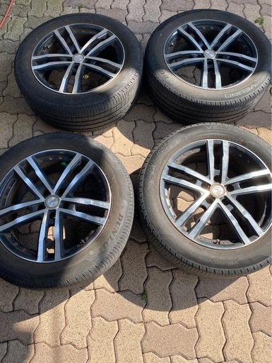 ※写真追加　ダンロップ　225/55R18夏タイヤホイール付き