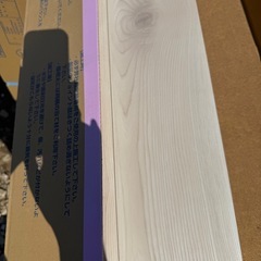 未使用床材ダイケン直張りオトユカ45アッシュ柄ペール色2箱セットの画像