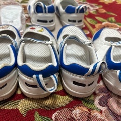 イフミー　上履き　青　17.5 18.0の画像