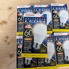 7個セット 東芝 LDA8L-G/60W/2 [電球色]の画像
