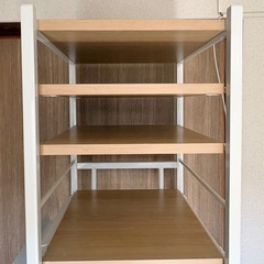 【美品】キッチンラック  収納棚の画像