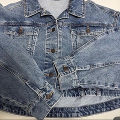 クロップド丈デニムジャケットの画像