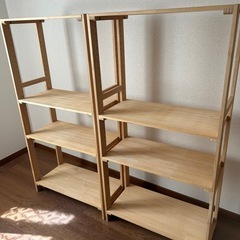 ニトリ  木製棚の画像