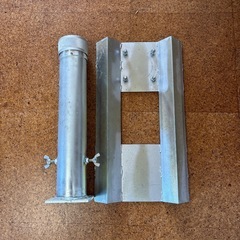 アマチュア無線 移動運用 フジインダストリ社製　ジュラルミン製伸縮ポール/タイヤベースの画像