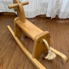 木馬　幼児用の画像