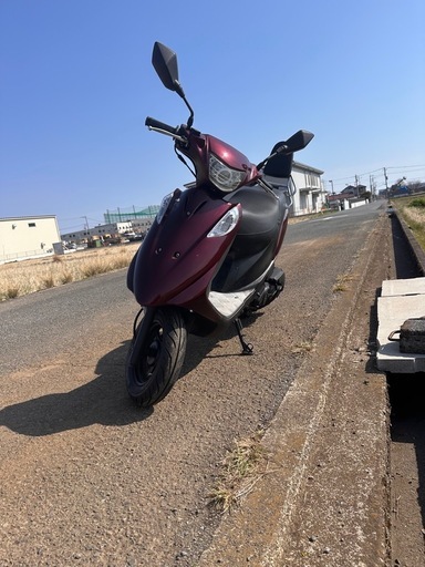 スズキ　アドレスV125G  実働　社外マフラー、キジマバックレスト