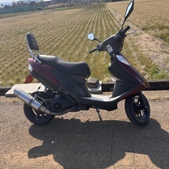 スズキ　アドレスV125G  実働　社外マフラー、キジマバックレストの画像