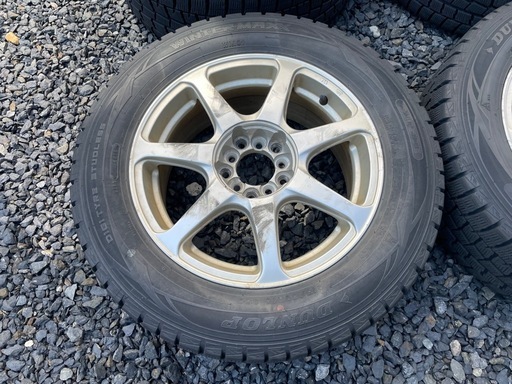 16インチ スタッドレス+ホイール 4本セット 215-60-16 PCD100・114.3 5穴 マルチ