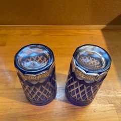 切子グラス　２個セットの画像