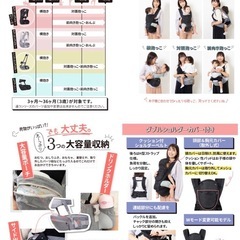 抱っこ紐　lauce ヒップシートの画像