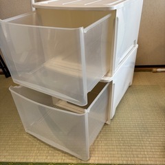 衣装ケース　2個の画像