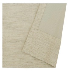 ニトリ　遮光1級・遮熱・防炎カーテン（クリアベージュ、200x284、1枚）の画像