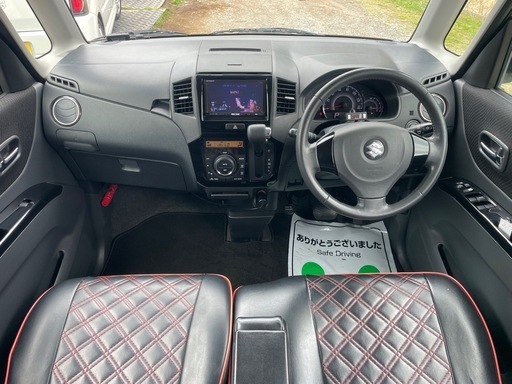 車検10年9月迄スズキパレットターボBluetoothナビETC両側電動！記録簿 車検2年付□パレットSW ターボ□両側パワスラ□ナビ、TV□ドラレコ