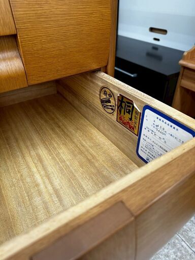 ★リユースのサカイ高崎店★TJ14855 府中家具 桐タンス 茶 H144×D60.5×W45 クリーニング済み