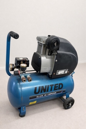 UNITED（三共コーポレーション）　オイルレスコンプレッサー OL1025