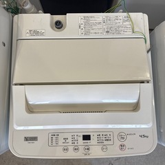 4.5kg洗濯機 21年製 YAMADAの画像