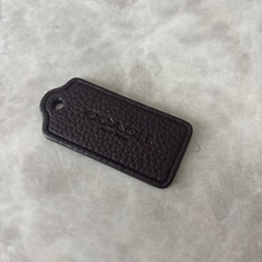 コーチ　COACH レザー　タグ　キーホルダーの画像