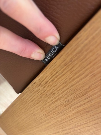KEYUCA ケユカ クロノ 3Pソファ カウチソファ オットマン付き 本革 KEYUCA革張りソファー（日本製）