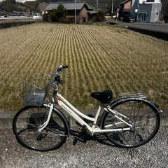 通学用自転車の画像