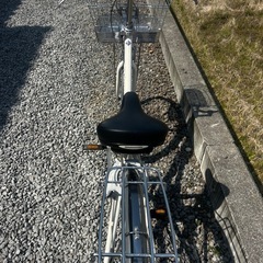通学用自転車の画像