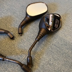 バイク　スクーター　原付　125cc 155cc ショートミラー　バックミラーの画像