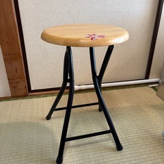 折り畳み丸椅子の画像