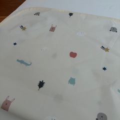 ベビー用マットレス＆防水シーツセット/固綿敷布団60×90×5cmの画像