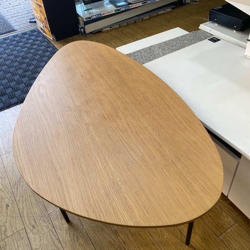 ?北欧風?関家具 KIRUNA センターテーブル ローテーブル 木製 スチール脚 NO.3014F