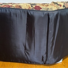 座椅子 花柄 リクライニング クッション付き レトロ調 ほつれありの画像