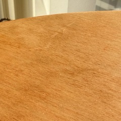 幅95cm楕円丸テーブル 天然木質感の画像