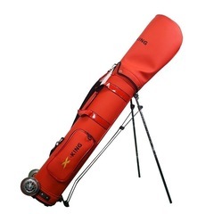 黒キャスター付きキャディバッグ　未使用品の画像