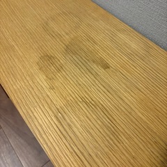 【MUJI】訳ありコの字の家具 積層合板 オーク材【無印良品】の画像