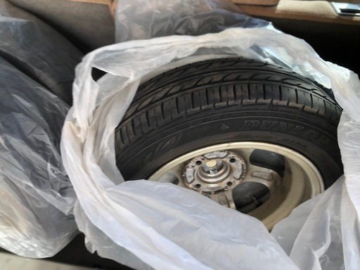 決定！DUNLOP 夏タイヤ　　　　155/65/R13 ４本セットホイール付き