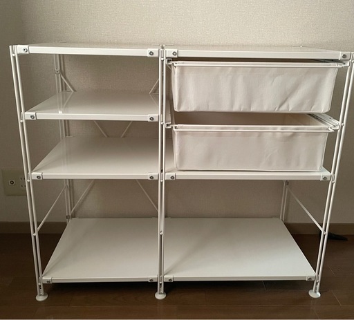 取引中　
無印良品　スチールユニットシェルフ