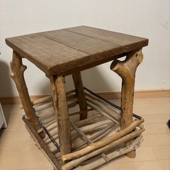 流木スツール飾り台ディスプレー台 椅子
の画像