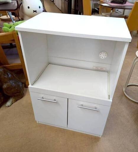 ニトリ レンジボード キッチン収納 ホワイト