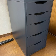 IKEA机・5段棚引き出しセットの画像