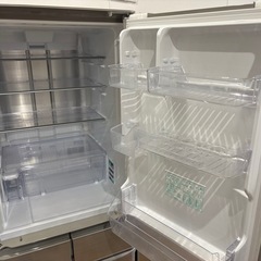 両開きドア　シャープ ノンフロン冷凍冷蔵庫 SJ-W412D-S 412L  0321-09の画像