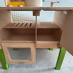 木製
おままごとキッチンの画像