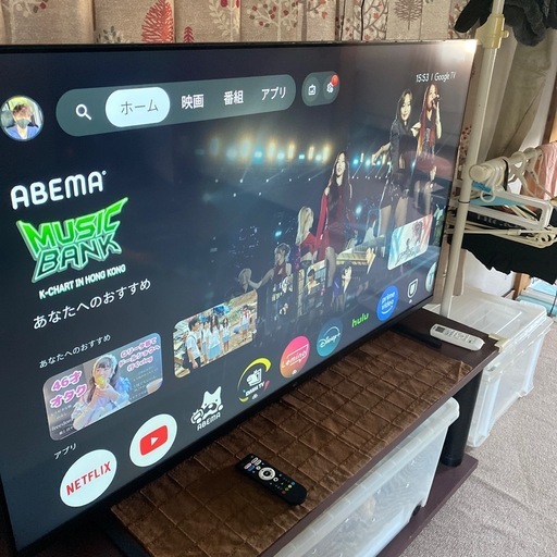 期間限定来週末まで　FPD チューナーレステレビ 55V型 4K Google TV ネット動画対応 スマートテレビ HDR10対応 